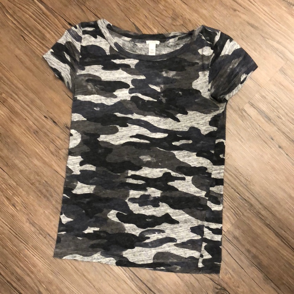 J. Crew Camo Tee